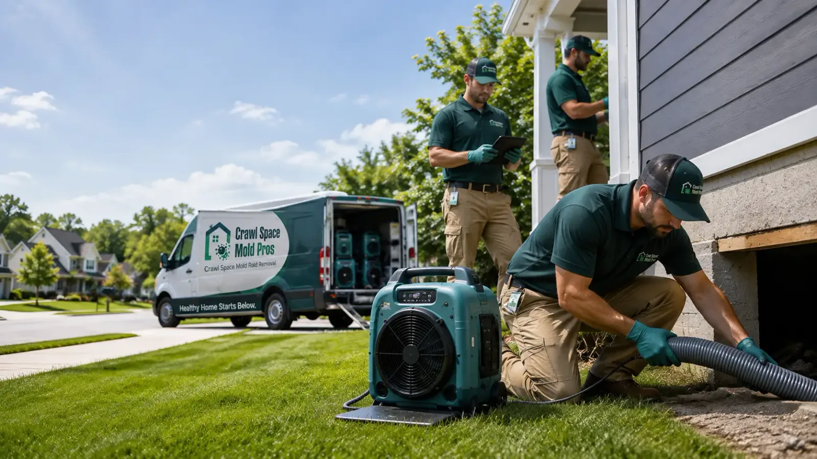 Crawl Space Mold Removal in Halifax, PA